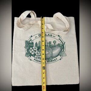 Rare Vintage Dallas Farmers Market Tote Bag